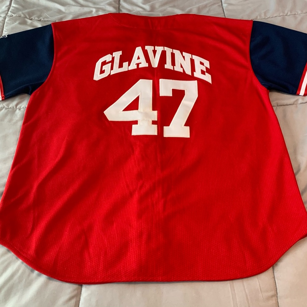 Vintage Tom Glavin Atlanta Braves Starter Jersey 2XL